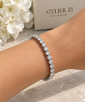 3 CT Natural Diamond Tennis Bracelet